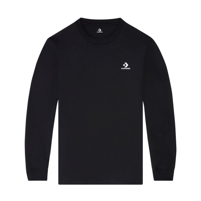 Converse Embroidered Erkek Siyah T-Shirt