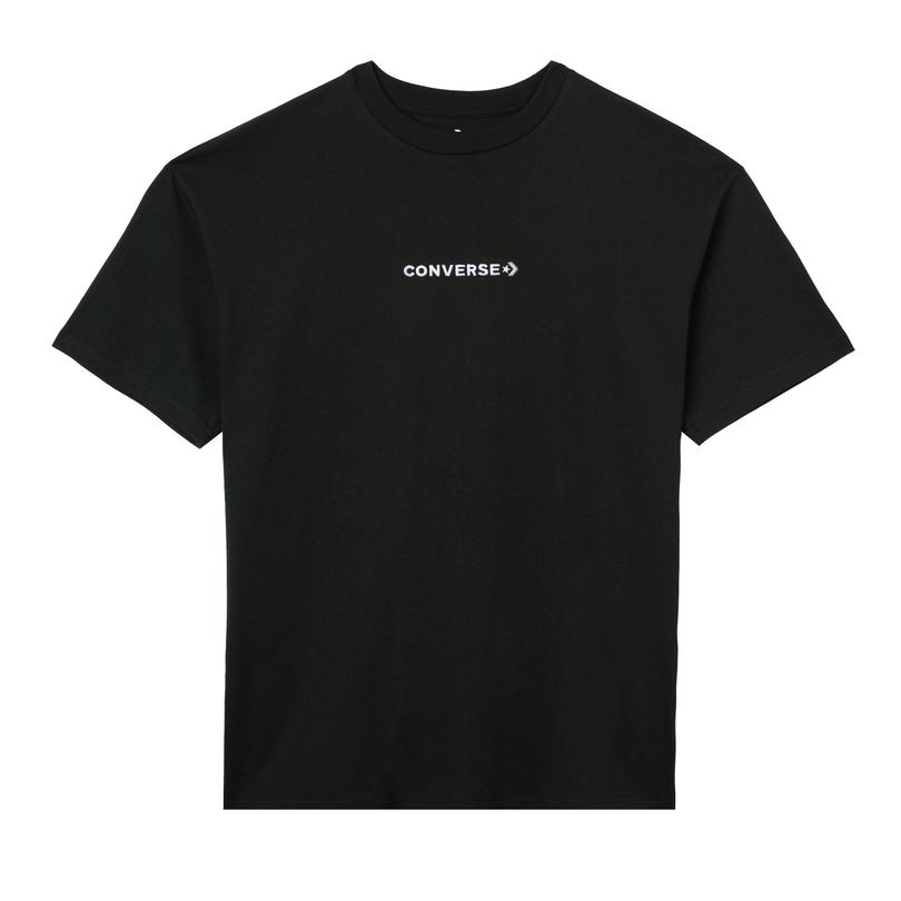 Converse Court Lifestyle Erkek Siyah T-Shirt