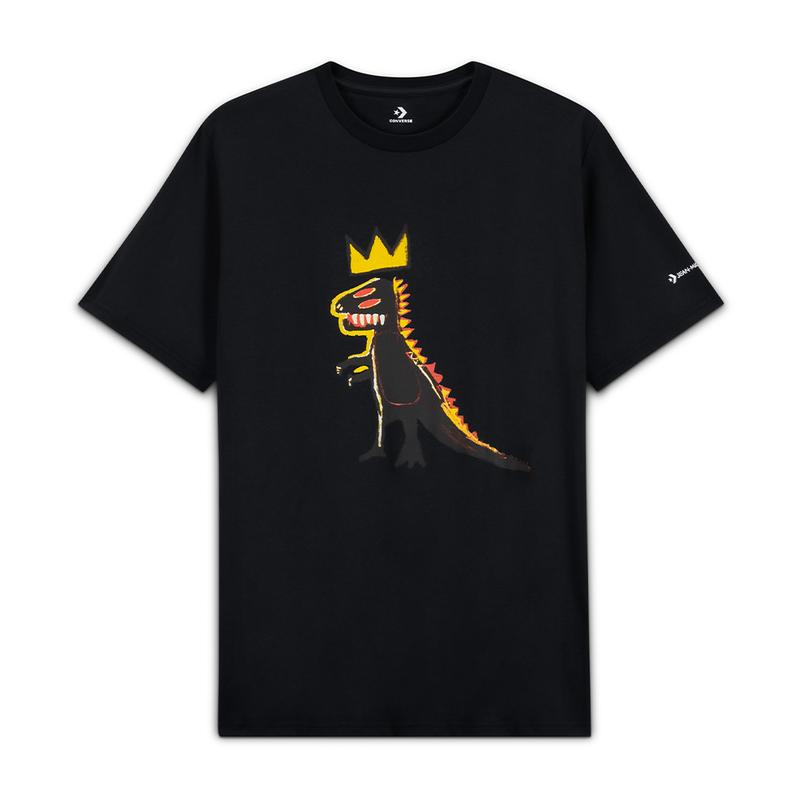 Basquiat Graphic Erkek Siyah T-Shirt